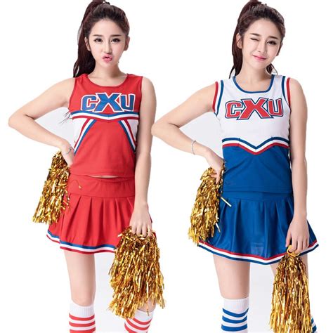 Football Cheerleading Costumes Football Girl Cosplay Costumes Top And