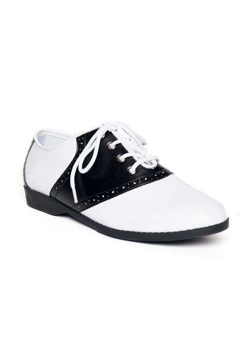 Classic Saddle Shoes In Black And White Pinup Girl Clothing Saddle