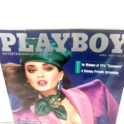 Playboy MAGAZINE April 1987 WOMEN Of CASANOVA Playmate ANNA CLARK