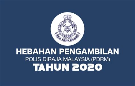 Inspektor polis ya13 (lelaki & wanita. Jawatan Kosong Polis DiRaja Malaysia (PDRM) 2020
