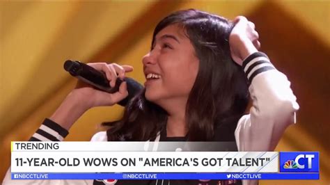 Ct Live Trending 11 Year Old Singer Gets Golden Buzzer On “america