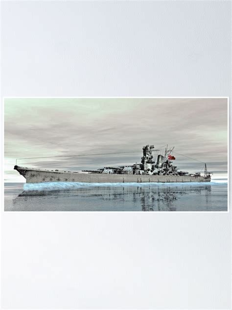 Battleship Yamato Poster For Sale By Skyviper Redbubble