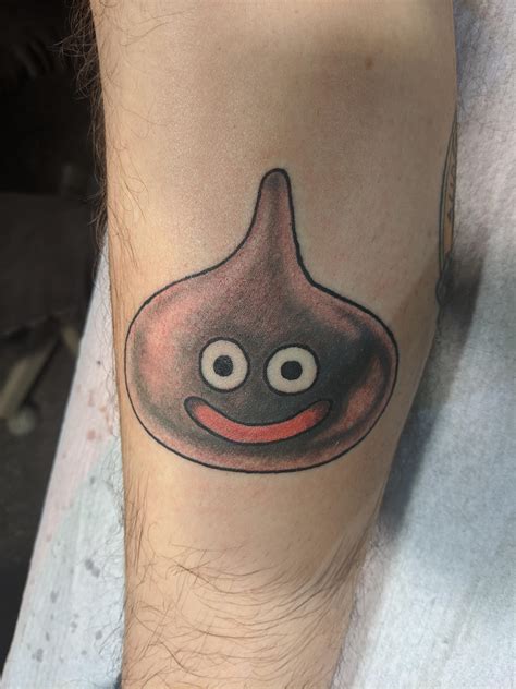 Got A Metal Slime Tattoo To Commemorate Me Playing Dragon Quest For 20 Years Rdragonquest