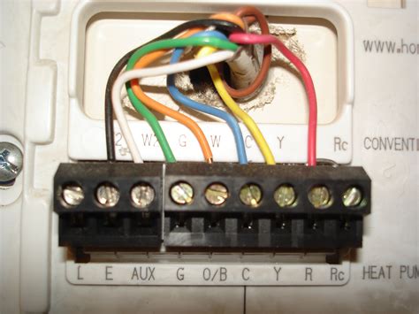 Honeywell thermostat wiring color code. » Saving Some Green, Part 1