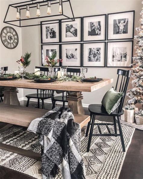 42 Classy Black Dining Room Design Ideas Livingroomdesigns Farmhouse
