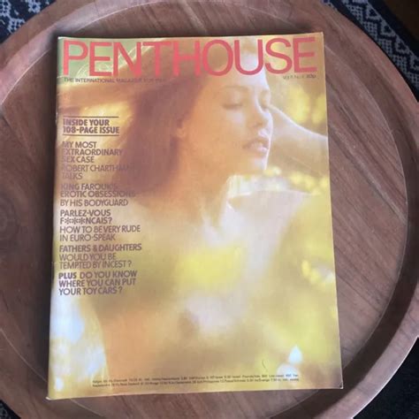 VINTAGE PENTHOUSE MAGAZINE Vol 8 No 4 1973 Cindy McDee Centrefold