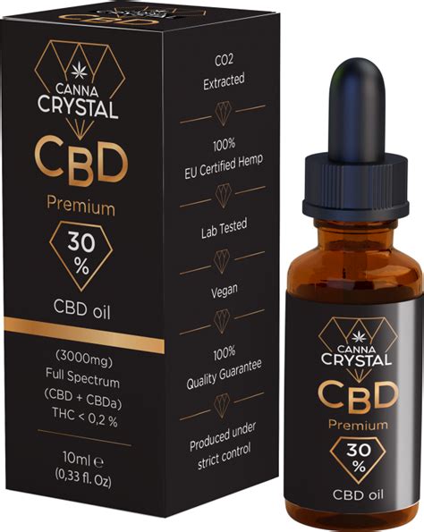 Cbd Premium Mct Olej 30 3000mg Full Spectrum 10ml Cbd Crystal