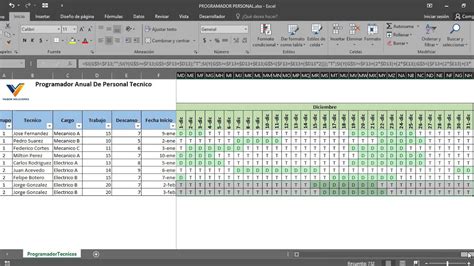 Plantilla De Excel Gratis Para Programacion De Turnos De Trabajo Images