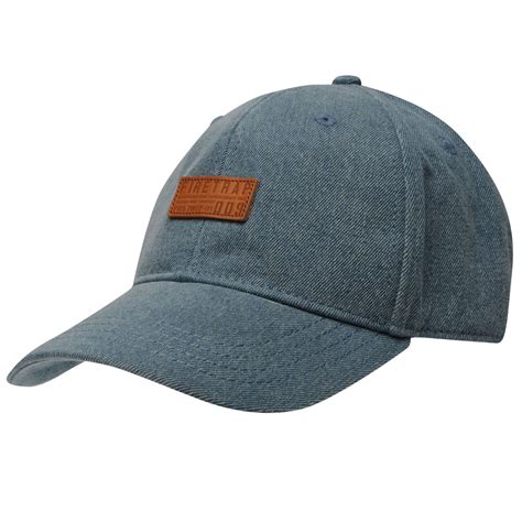 Firetrap Mens Woven Baseball Cap Hat Arched Curved Peak Headwear