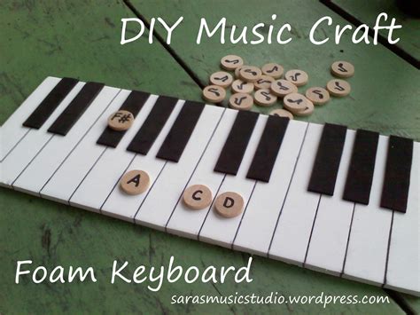 Diy Foam Keyboard Saras Music Studio