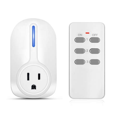Wireless Outlet Switch With Learning Code Remote Control Wireless