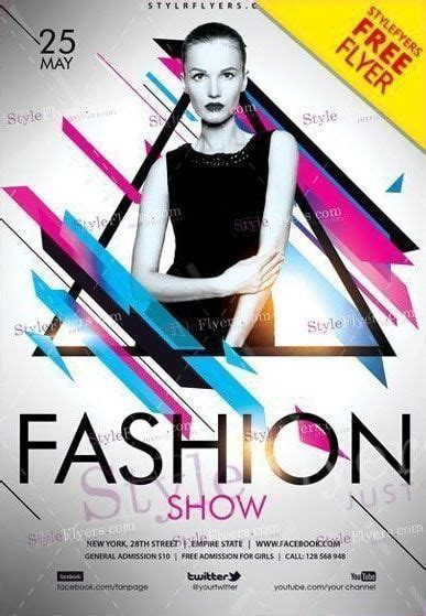Fashion Show Free Psd Flyer Free Psd Flyer Templates Free Psd Flyer