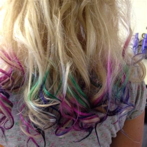 Beautiful Tie Dye Hair Tie Dye Hair Rainbow Hair Hair
