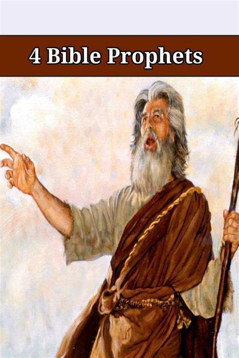 4 Major Prophets In The Bible Reveals Major Prophets Bible Prophet