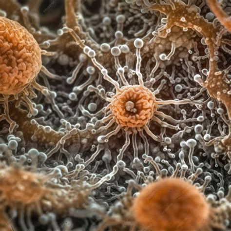 Premium Ai Image Microscopic View Of Candida Auris Fungus