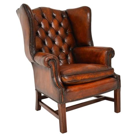 Wing Back Armchair By Actor George Montgomery At 1stdibs