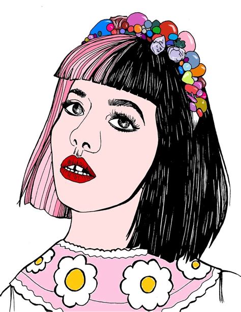 Melanie Martinez Drawing By Thepatternjournal Melanie Martinez