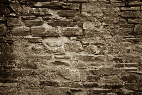 More Old Stone Brick Wall Background Texture Photos