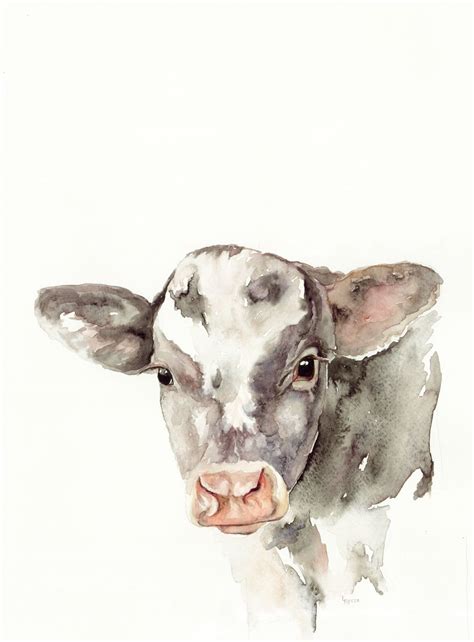 Although it does require a bit of planning, painting loose in the watercolor medium keeps you fr. Pin by Nancy Hayden on Animals | Cow art, Cow painting ...