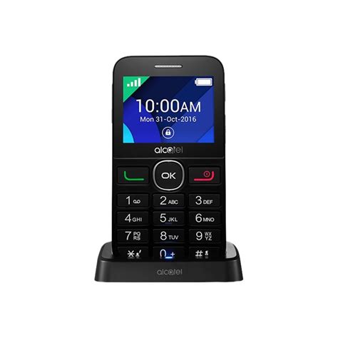 Alcatel one touch s'pop dual 4030. Telefono Movil Alcatel Onetouch 2008G Black/Grey - 2008G-3BALIB1