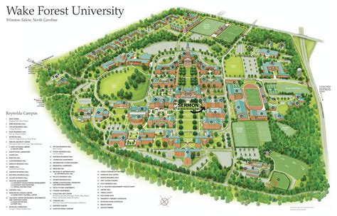 Landscape Architecture Drawing Green Architecture Campus Map College