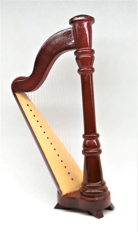 Miniatura Harpa Coleção Instrumentos Musicais Salvat Mercado Livre