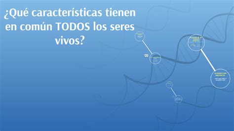 ¿qué Características Tienen En Común Todos Los Seres Vivos By Maria