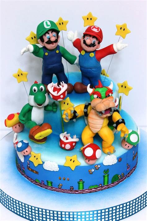 Discover (and save!) your own pins on pinterest Super Mario Bros - Cake by Viorica Dinu - CakesDecor