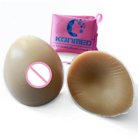 1200 Gpair E Cup Silicone Breast Forms Artificial Brown Color Silicone Fake Breast Transvestism