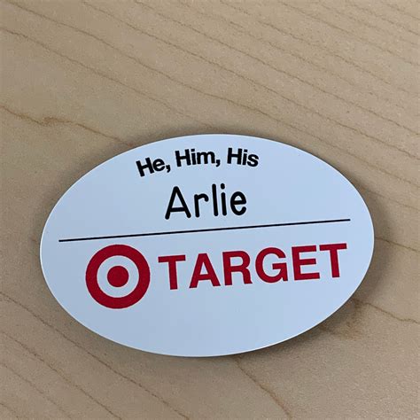 First At My Store To Get A Pronoun Name Tag Target