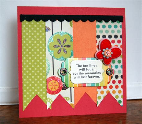 The Paper Variety Tutorial Simple Card Design Many Looks By Sara