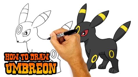 How To Draw Umbreon Pokemon