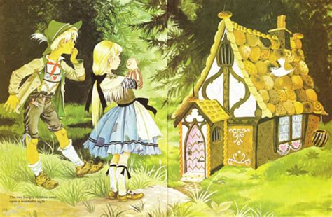Hansel And Gretel Vintage Illustration Storybook Print Etsy