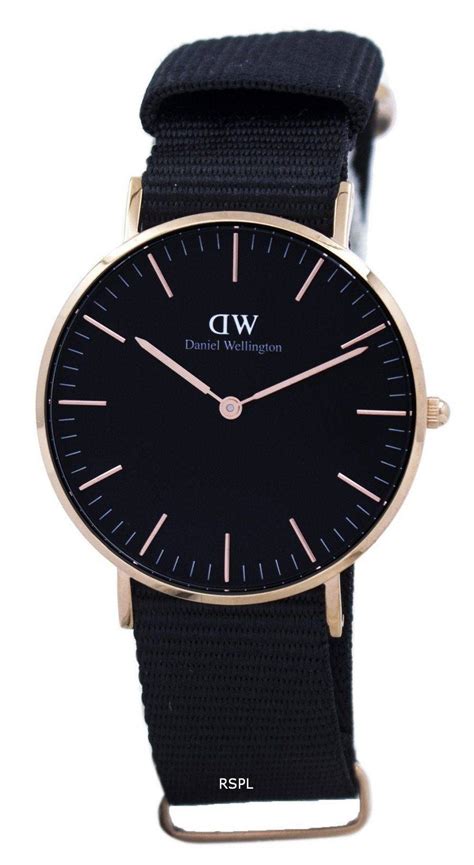 daniel wellington classic black cornwall quartz dw00100150 unisex watch nz