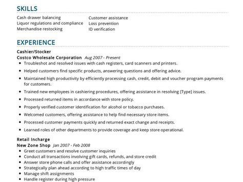 Cashier Resume Examples Writing Tips Free Guide Resume Io Hot Sex Picture