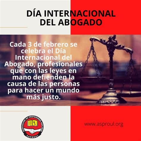 Día Internacional del Abogado ASPROUL