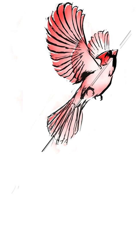 Cardinal By Mikebourbeauart On Deviantart Cardinal Bird Tattoos