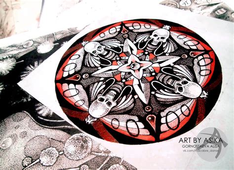 Tattoo Sketch Mandala Dotwork By Asikaart On Deviantart