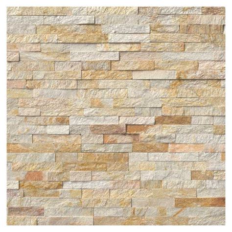 Sparkling Autumn Panel 6 X 24 Natural Stacked Stone Tile Natural
