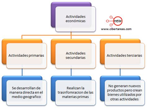 20 Primarias Mapa Conceptual De Las Actividades Economicas