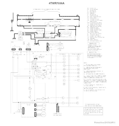 Service facts document included with the unit. Trane Heat Pump Wiring Diagram | Free Wiring Diagram