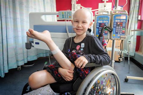 Brave Amelia 8 Who Had Leg Amputated Finishes Cancer Treatment In