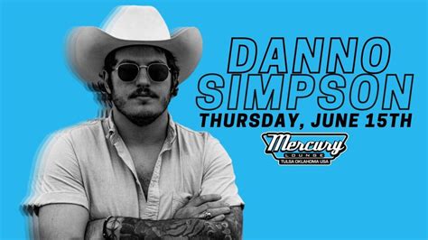 Danno Simpson Mercury Lounge Tulsa June 15 2023