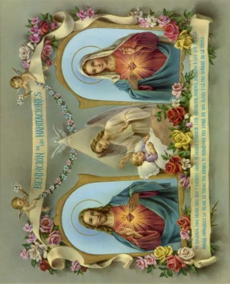Catholic Print Picture Bless Our Home Spanish 8 X 10 Ready To Be