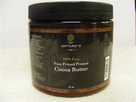 Natures Oil Cocoa Butter 100 Pure And Natural 16 By Naturesoil