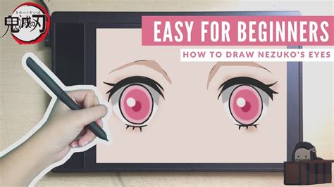 How To Draw Nezukos Eyes Easy For Beginners Tutorial Medibang Paint