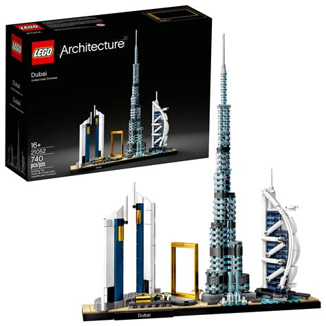 Lego Architecture Dubai Modelskyline Collection Set 21052 16 Ans 740pcs