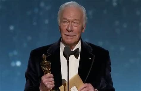 Canadian actor christopher plummer has died aged lou pitt, his longtime friend and manager of 46 years said; Memo To Potential Academy Award Winners: Here's 10 Oscar ...