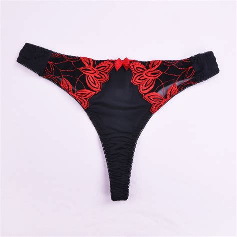 Embroidered Ladies Sexy Fancy Panty Thong Buy Ladies Sexy Fancy Panty