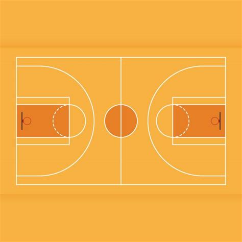 110 Basketball Court Overhead Illustrations Royalty Free Vector